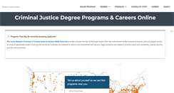 Desktop Screenshot of discovercriminaljustice.com